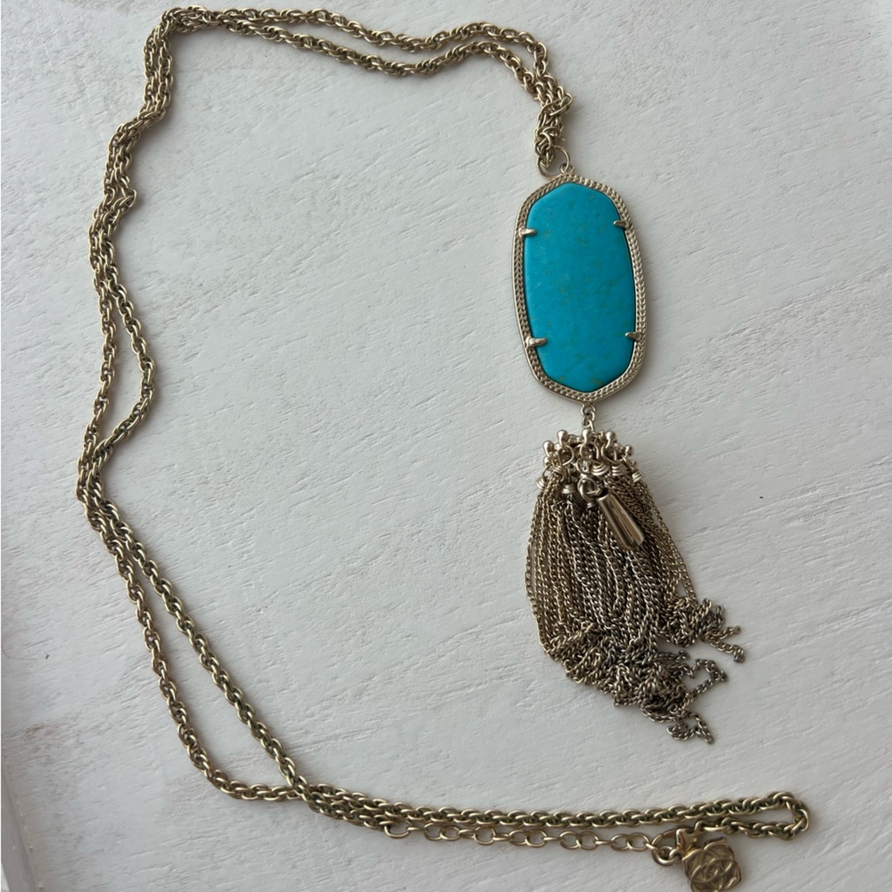 Kendra Scott Turquoise Long Necklace